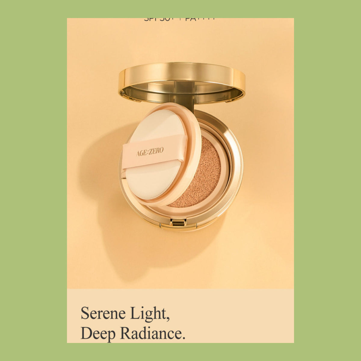 AGE:ZERO DEW GOLD AIRY GLOW CUSHION SPF50+,PA++++(15G/0.51FL.OZ)+REFIL