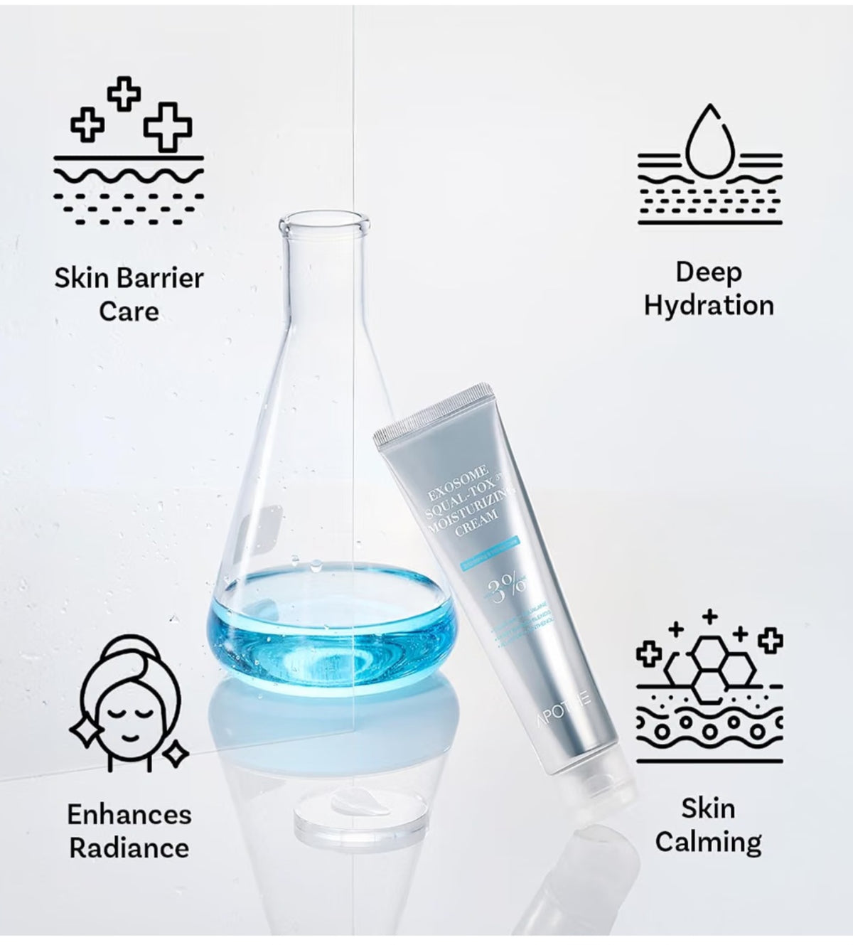 APOTHE EXOSOME SQUAL-TOX 3% MOISTURIZING CREAM