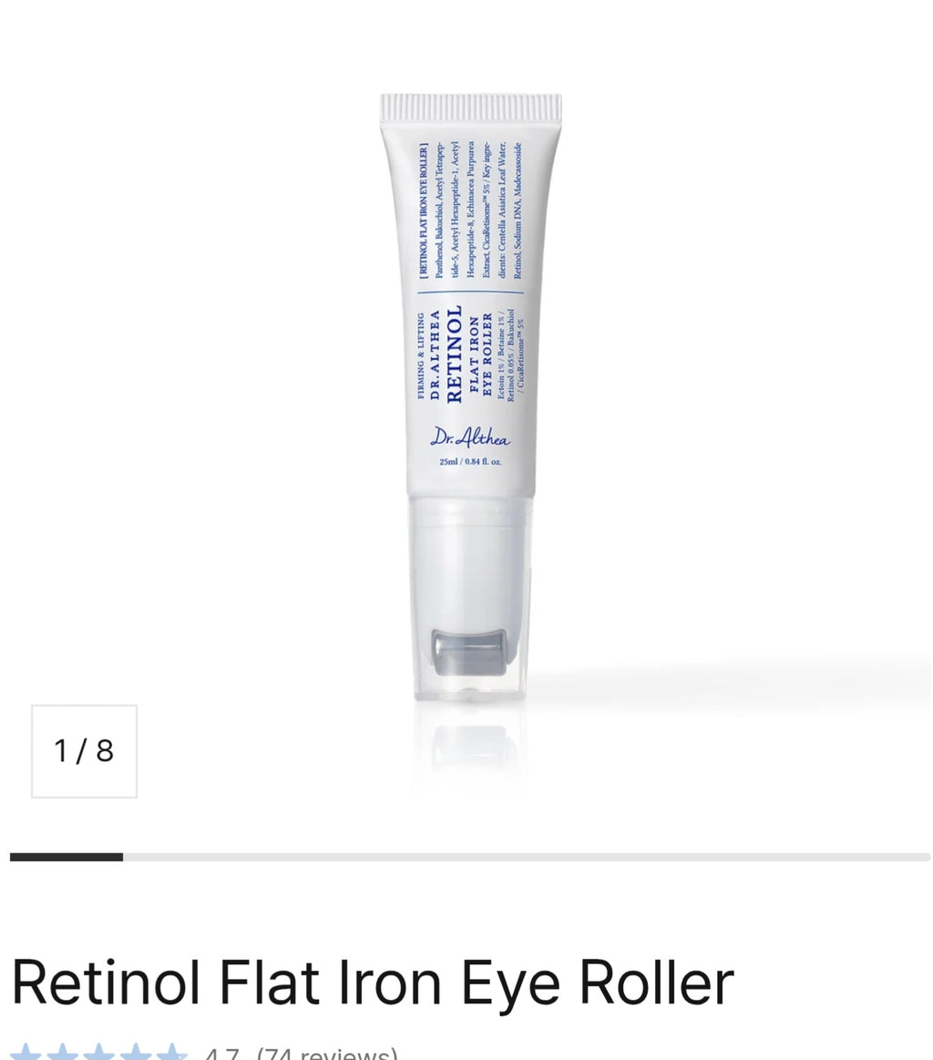 DR.ALTHEA RETINOL FLAT IRON EYE ROLLER