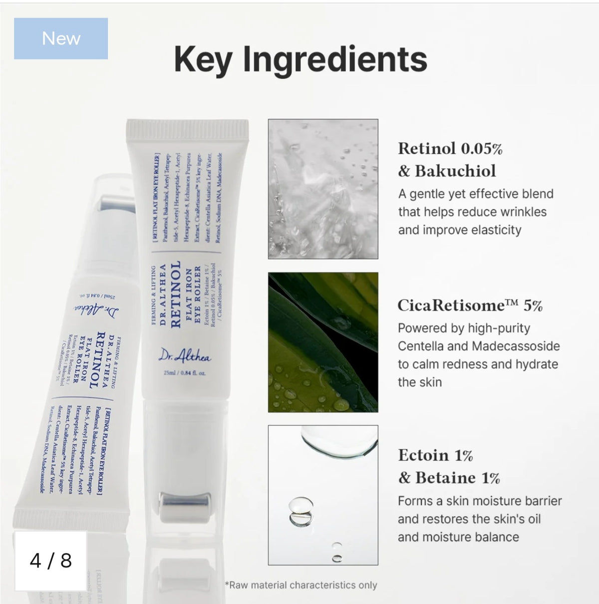 DR.ALTHEA RETINOL FLAT IRON EYE ROLLER