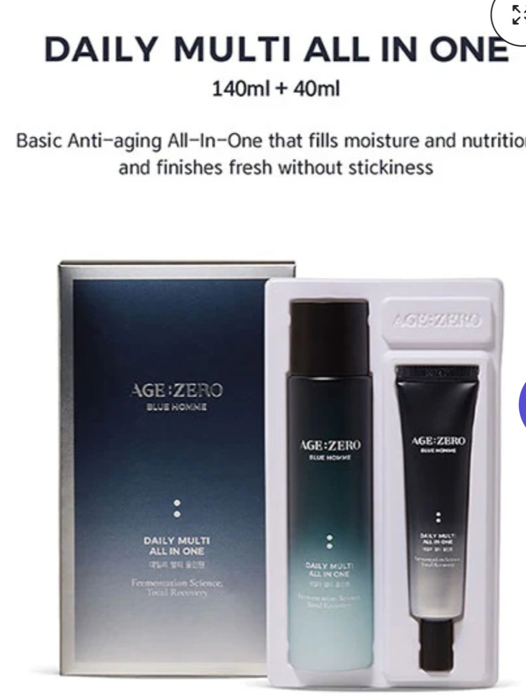 AGE:ZERO  ANTI-AGING ALL IN ONE